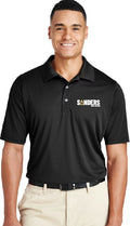 Black Short Sleeve Polo Embroidered - Male
