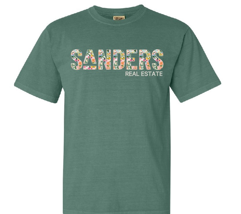 Floral Light Green - Comfort Tee