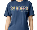 Floral Block Blue Tshirt